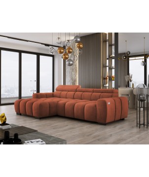 Narożnik wolnostojący OMBO Lewy 168x285 cm SALVADOR 07