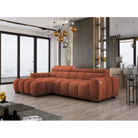 Narożnik wolnostojący OMBO Lewy 168x285 cm SALVADOR 07