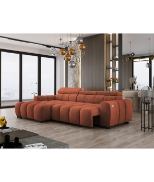 Narożnik wolnostojący OMBO Lewy 168x285 cm SALVADOR 07