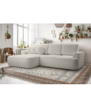 Narożnik VELO L lewy z funkcja spania i pojemnikiem