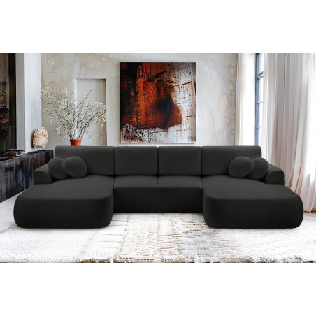 Sofa VELO z poduszkami, funkcją spania i pojemnikiem