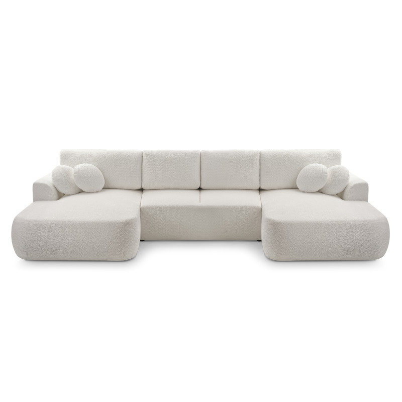 Sofa VELO z poduszkami, funkcją spania i pojemnikiem