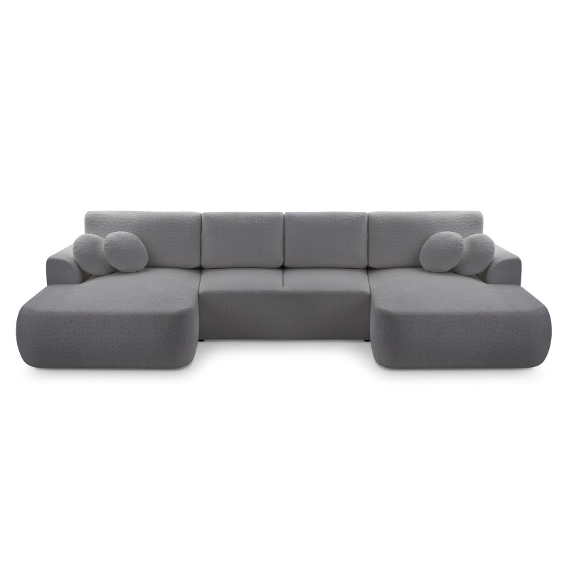 Sofa VELO z poduszkami, funkcją spania i pojemnikiem