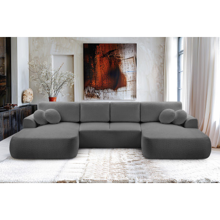 Sofa VELO z poduszkami, funkcją spania i pojemnikiem