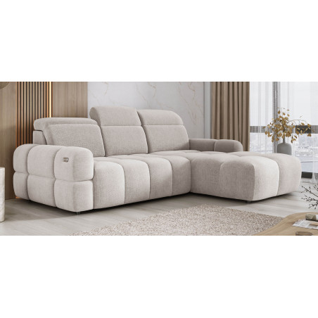 Narożnik wolnostojący MATEO Prawy z funkcją spania