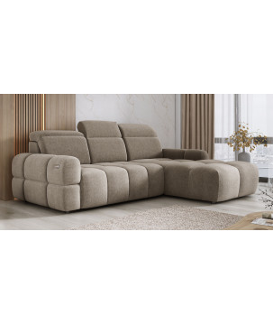 Narożnik wolnostojący MATEO Prawy z funkcją spania