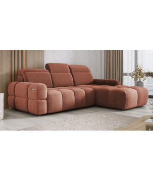 Narożnik wolnostojący MATEO Prawy z funkcją spania