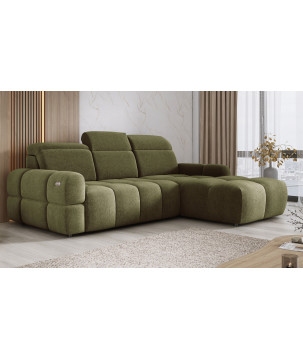 Narożnik wolnostojący MATEO Prawy z funkcją spania