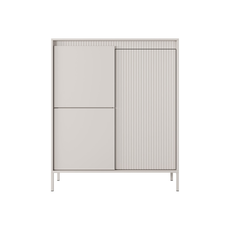 Wysoka Komoda SENSO 3D push-to-open