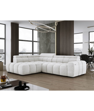 Narożnik Babu wolnostojący-L z funkcją spania i regulowanymi oparciami