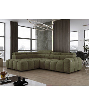 Narożnik Babu wolnostojący-L z funkcją spania i regulowanymi oparciami