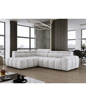 Narożnik Babu wolnostojący-L z funkcją spania i regulowanymi oparciami