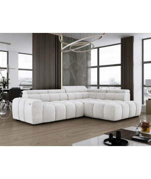 Narożnik Babu wolnostojący-L z funkcją spania i regulowanymi oparciami