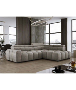 Narożnik Babu wolnostojący-L z funkcją spania i regulowanymi oparciami