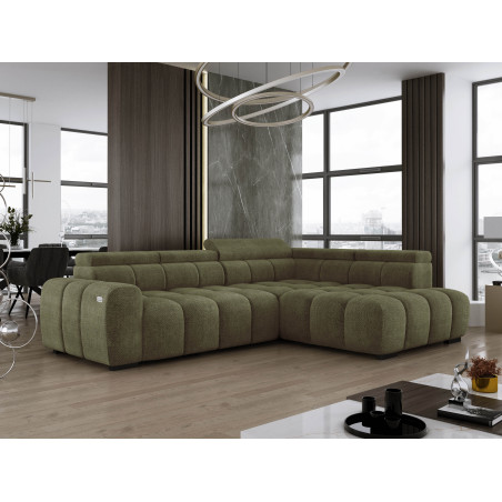 Narożnik Babu wolnostojący-L z funkcją spania i regulowanymi oparciami