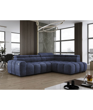 Narożnik Babu wolnostojący-L z funkcją spania i regulowanymi oparciami