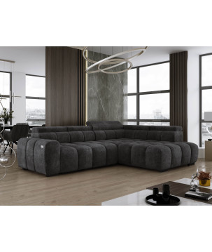 Narożnik Babu wolnostojący-L z funkcją spania i regulowanymi oparciami