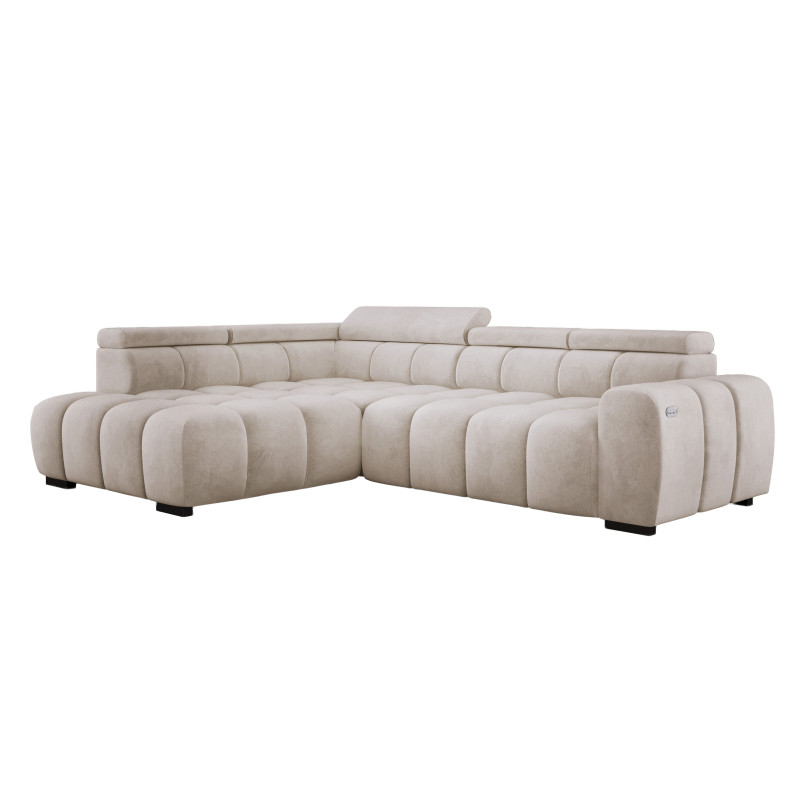 Narożnik Babu wolnostojący-L z funkcją spania i regulowanymi oparciami