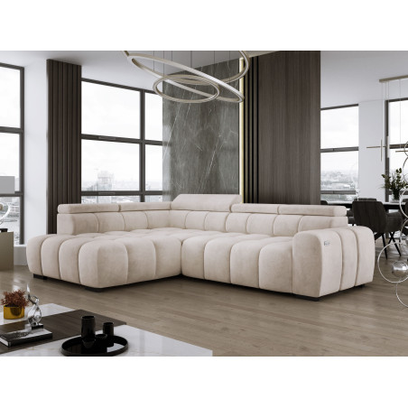 Narożnik Babu wolnostojący-L z funkcją spania i regulowanymi oparciami