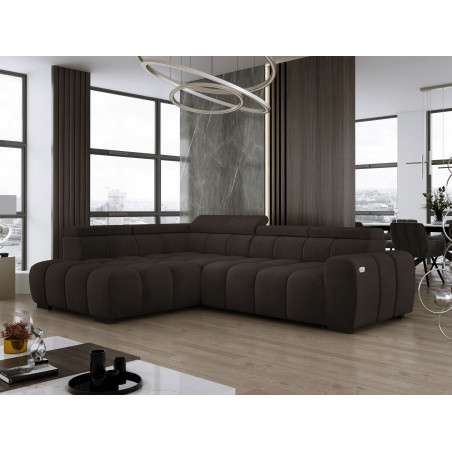 Narożnik Babu wolnostojący-L z funkcją spania i regulowanymi oparciami