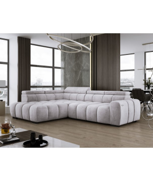 Narożnik Babu wolnostojący-L z funkcją spania i regulowanymi oparciami