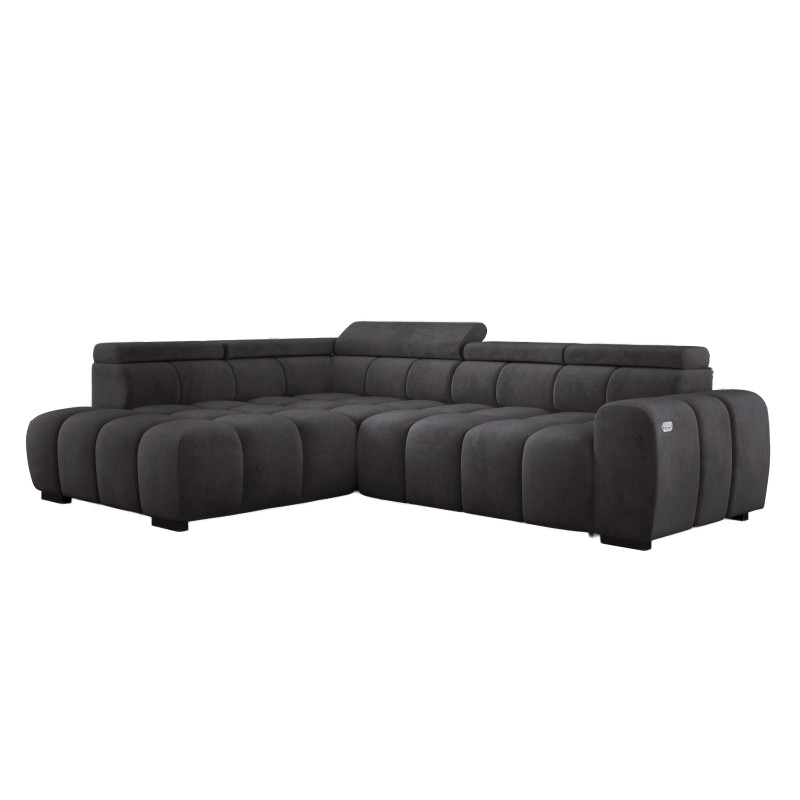 Narożnik Babu wolnostojący-L z funkcją spania i regulowanymi oparciami