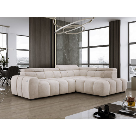 Narożnik Babu wolnostojący-L z funkcją spania i regulowanymi oparciami