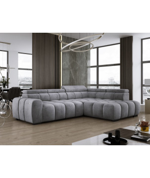 Narożnik Babu wolnostojący-L z funkcją spania i regulowanymi oparciami