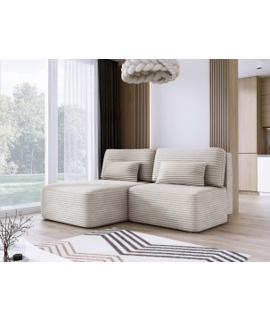 Narożnik TILIA L-lewy z funkcją spania i pojemnikiem