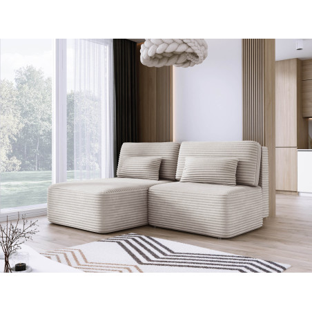 Narożnik TILIA L-lewy z funkcją spania i pojemnikiem