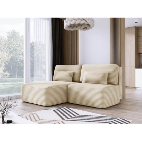 Narożnik TILIA L-lewy z funkcją spania i pojemnikiem