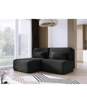 Narożnik TILIA L-lewy z funkcją spania i pojemnikiem