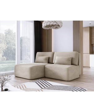 Narożnik TILIA L-lewy z funkcją spania i pojemnikiem