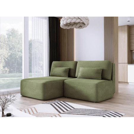 Narożnik TILIA L-lewy z funkcją spania i pojemnikiem