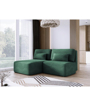 Narożnik TILIA L-lewy z funkcją spania i pojemnikiem