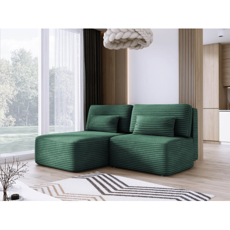 Narożnik TILIA L-lewy z funkcją spania i pojemnikiem