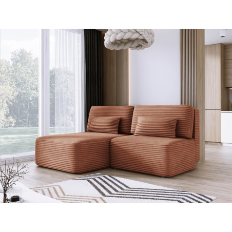 Narożnik TILIA L-lewy z funkcją spania i pojemnikiem