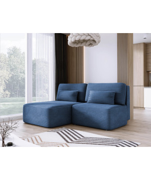 Narożnik TILIA L-lewy z funkcją spania i pojemnikiem