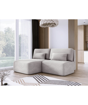 Narożnik TILIA L-lewy z funkcją spania i pojemnikiem