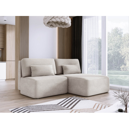 Narożnik TILIA L-prawy z funkcją spania i pojemnikiem