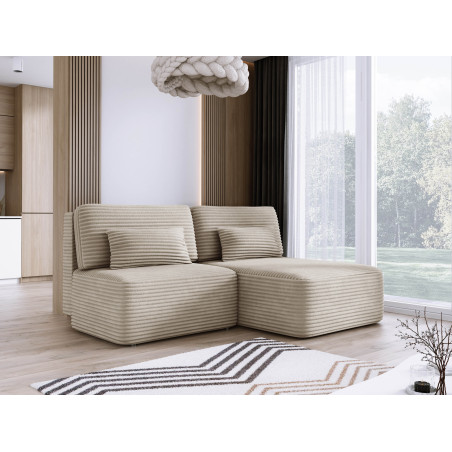 Narożnik TILIA L-prawy z funkcją spania i pojemnikiem