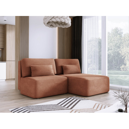 Narożnik TILIA L-prawy z funkcją spania i pojemnikiem