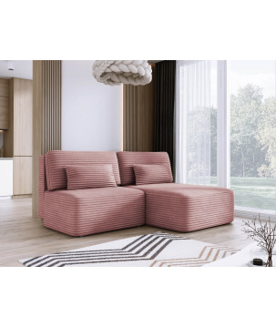 Narożnik TILIA L-prawy z funkcją spania i pojemnikiem