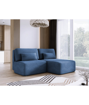 Narożnik TILIA L-prawy z funkcją spania i pojemnikiem