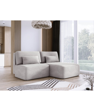 Narożnik TILIA L-prawy z funkcją spania i pojemnikiem