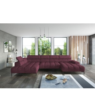 Narożnik PLAZA Układ-U Strona Lewa Tkanina Monolith 69