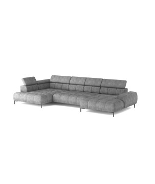 Narożnik PLAZA Układ-U Strona Prawa Tkanina Monolith 85