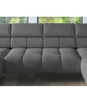 Narożnik PLAZA Układ-U Strona Prawa Tkanina Solar 96