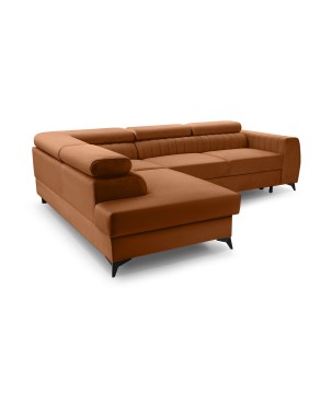 Narożnik BREGO układ-L Lewy Tkanina Zetta_295