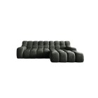 Narożnik CAMPILE układ-L Prawy Elektryczna regulacja siedziska Tkanina Eden 12